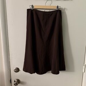 Apt. 9 Dark Brown A-Line Skirt